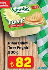PINAR DİLİMLİ TOST PEYNİRİ 200 G